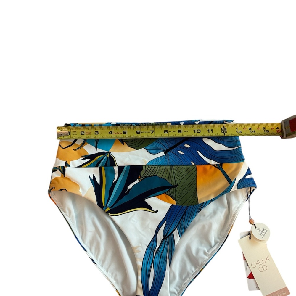 NWT CALIA Wide Banded High Rise Bikini Bottom - Picture 8 of 9